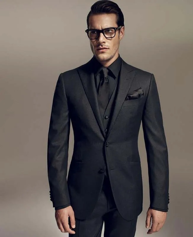 Costume-Homme-Black-Wedding-Suit-For-Men-Formal-Groom-Tailored-Made-Tuxedo-Slim-Fit-3-Pieces